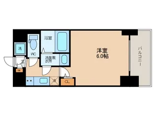 エスリード松屋町グレイス【7階】の間取り