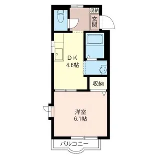 T・Mハイツ【1階】の間取り