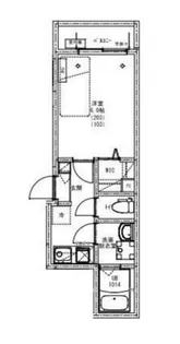 ケイアイ レジデンス 北野【1階】の間取り