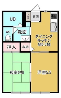 マッキナリービュー【1階】の間取り