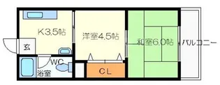 第3王子マンション【5階】の間取り