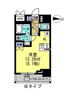 ルーラル二十四番館【5階】の間取り