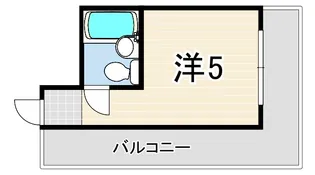 ロワイヤル北野【7階】の間取り