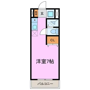 アールハイツ平針【1階】の間取り