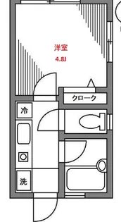 プラウド品川【1階】の間取り