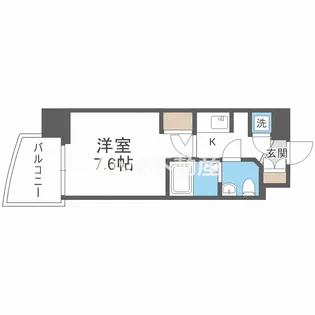 セレニテ堺筋本町リアン【13階】の間取り