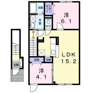 ストゥニール ブック【2階】の間取り