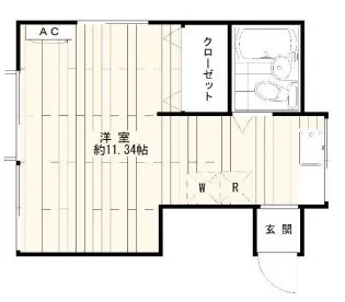 コーポ中里【2階】の間取り