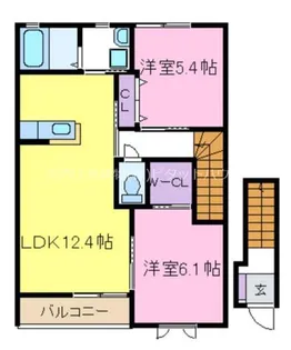 コート・クレール【2階】の間取り