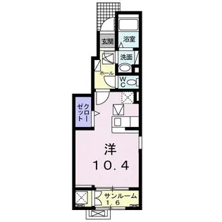 ウィズI【1階】の間取り