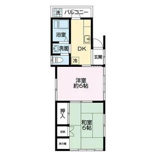 小泉荘【2階】の間取り