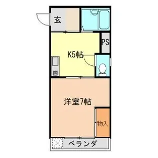 島川ハイツ【3階】の間取り