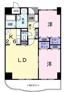 グレース ヴィレッジ【5階】の間取り