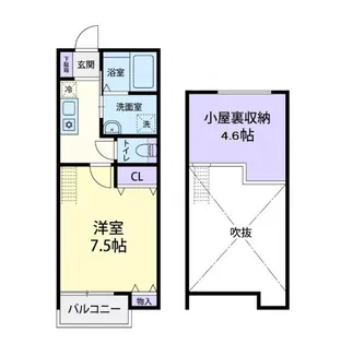 カーサ ベルデ【2階】の間取り