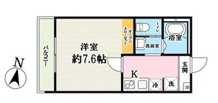 キャメル吉川スリジェ【1階】の間取り
