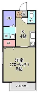 ラ・フィーネ鋏町【2階】の間取り