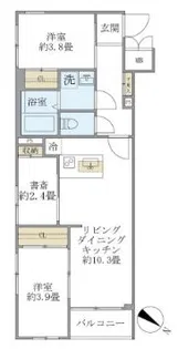 ビューテラス茗荷谷【2階】の間取り