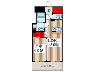 グランディオ桜木町【5階】の間取り