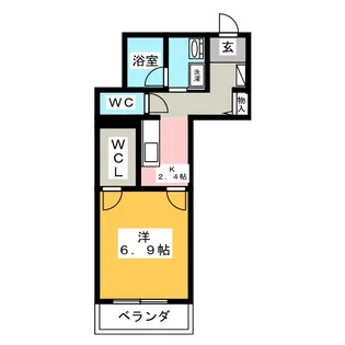 ベリッシモ【1階】の間取り