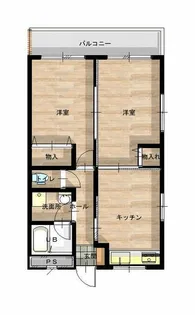 エスポワール【3階】の間取り