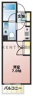 ミラコスタキタミ【6階】の間取り