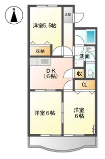クレストール33【2階】の間取り