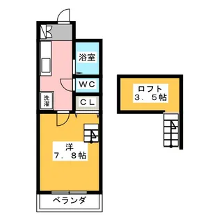 アートパレス豊田III【1階】の間取り