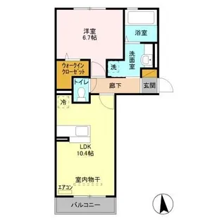 Droom-B【2階】の間取り