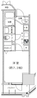 ライジングプレイスKAMEIDO【3階】の間取り