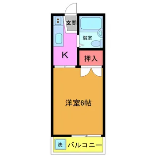 ハイツ石井【1階】の間取り