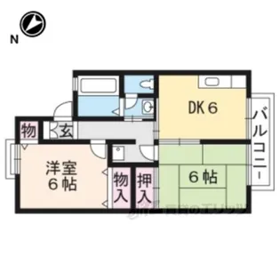 シャルム淡海【1階】の間取り
