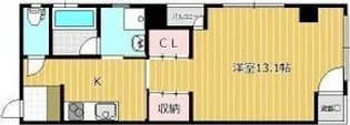 Aフラット【2階】の間取り