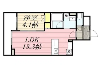 HF西巣鴨レジデンス【2階】の間取り