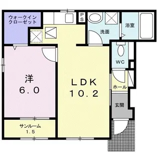 ボニートIII【1階】の間取り