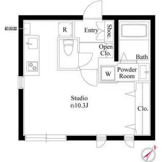 ザ シティレジデンス新宿荒木町【4階】の間取り