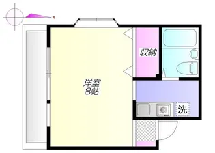 サンフラワー井口ハイツ【1階】の間取り