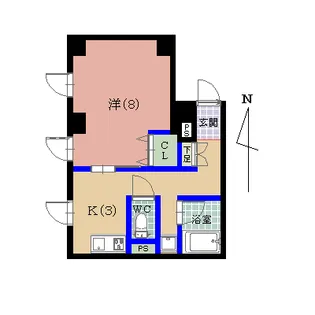 浅井ビル【2階】の間取り
