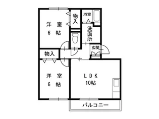 ブリリアントY A棟【3階】の間取り