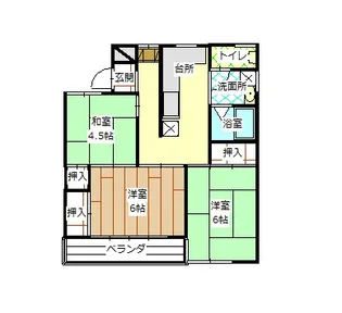村山ビル【1階】の間取り