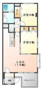 グランディール【1階】の間取り