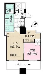 東京都新宿区西新宿5【マンション】の間取り