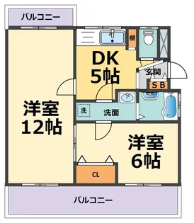 清和マンション【2階】の間取り