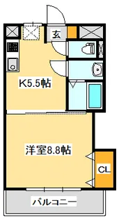 SKマンション【1階】の間取り