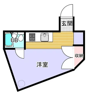 (青葉通一番町駅徒歩9分)海谷ビル【3階】の間取り