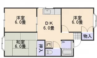 ファミール中央 B棟【2階】の間取り