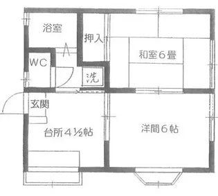 森田コーポ【2階】の間取り