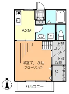 アドラブル【2階】の間取り