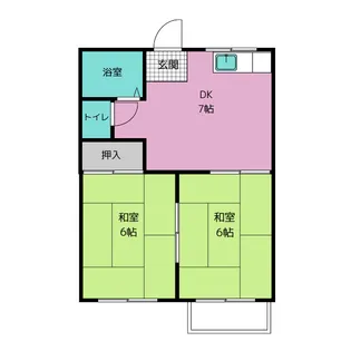 フォーブルドーリンアンB【2階】の間取り