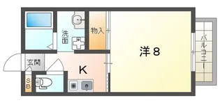 サンモールD棟【1階】の間取り