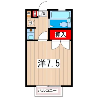 コンフォリア日立【2階】の間取り